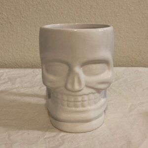 White Skull Mug